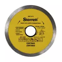 Disco Diamantado Liso Corte Seco e Umido 4.3/8"-110MM Starrett DDC110-S