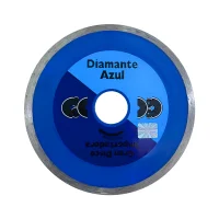 Disco Diamantado Liso Economico Para Pisos Granito e Marmore Corte a Seco e Umido 4"-105MM Diamante Azul