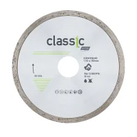 Disco Diamantado Liso Para Ceramica e Porcelanato Corte a Seco e Umido 4.3/8"-110MM Norton CLASSIC