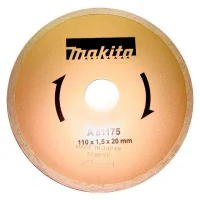 Disco Diamantado Liso Para Marmore e Granito Corte Umido 4.3/8"-110MM Makita A-81175
