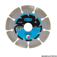 Disco Diamantado Segmentado Basic Para Concreto e Ceramica Corte a Seco e Umido 4.3/8"-110MM Tyrolit 609172