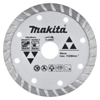 Disco Diamantado Turbo Para Marmore e Granito Corte a Seco 4"-105MM Makita D-42553