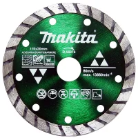 Disco Diamantado Turbo Max Turbo Para Marmore e Granito Corte a Seco e Umido 4.3/8"-110MM Makita D-56976