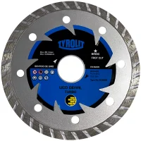 Disco Diamantado Turbo Basic Para Concreto e Ceramica Corte a Seco e Umido 4.3/8"-110MM Tyrolit 609298
