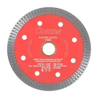 Disco Diamantado Turbo Best Quality Para Porcelanato e Ceramica Corte a Seco 4.3/8"-110MM Cortag 60659