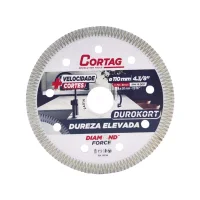 Disco Diamantado Turbo Durokort Para Marmore Granito Pedras Corte a Seco 4.3/8"-110MM Cortag 60668
