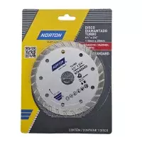 Disco Diamantado Turbo Para Marmore e Granito Corte a Seco e Umido 4.3/8"-110MM Norton STANDARD