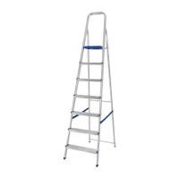 Escada de Aluminio de Abrir Domestica Capacidade 120KG 7 DEGRAUS-1,52M Mor 5105
