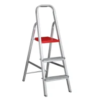 Escada de Aluminio de Abrir Domestica Capacidade 120KG 3 DEGRAUS-0,64M Reisam DOM3