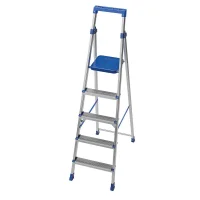 Escada de Aluminio de Abrir Domestica Capacidade 120KG 5 DEGRAUS-1,08M Tramontina Pro 40000/005