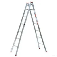 Escada de Aluminio de Abrir Dupla Pintor Capacidade 120KG 8 DEGRAUS-2,26M Alulev PN208