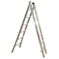 Escada de Aluminio de Abrir/Extensivel 2X7 Degraus Desmontavel 3 Em 1 Capacidade 120KG 2,4-3,9M Alulev ED107 Escada de Aluminio de Abrir/Extensivel 2X7 Degraus Desmontavel 3 Em 1 Capacidade 120KG 2,4-3,9M Alulev ED107