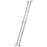 Escada de Aluminio Multifuncoes 4x4 Degraus Com Plataforma 4,71M Mor 5224