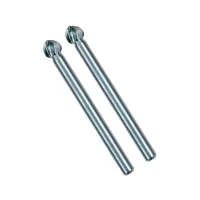 Escareador Esferico Ponta Pera 2 Pecas Para Micro Retifica 3/16" Dremel 192