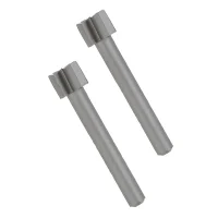 Escareador Paralelo Ponta Quadrada 2 Pecas Para Micro Retifica 7/32" Dremel 196