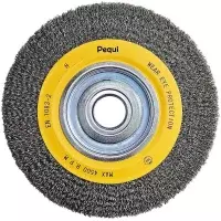 Escova de Aco Carbono Circular FIO 0,40MM 8X1" Pequi 566162