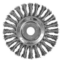 Escova de Aco Carbono Circular Trancada FIO 0,50MM 7X1/2X7/8" Pequi 653151BPS