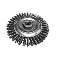 Escova de Aco Carbono Circular Trancada FIO 0,50MM 7"X14MM Makita D-45777