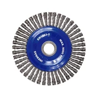 Escova de Aco Carbono Circular Trancada FIO 0,60MM 6X1/4X7/8" Inebras 06803