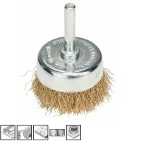 Escova de Aco Carbono Copo com Haste FIO 0,20MM 50X8MM Bosch 2608622008