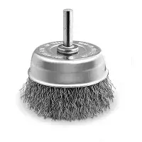 Escova de Aco Carbono Copo com Haste FIO 0,30MM 50MM Pequi 600821