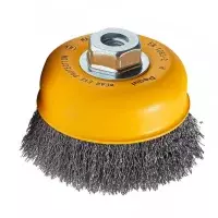 Escova de Aco Carbono Copo FIO 0,30 4"X14MM Pequi 613164BP