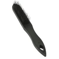 Escova de Aco Carbono Manual Cabo Plastico 16X4 FILEIRAS Thompson 1884