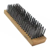 Escova de Aco Carbono Manual Sem Cabo 19X6 FILEIRAS Inebras 1780