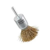 Escova de Aco Carbono Pincel Haste 1/4" FIO 0,30MM 1" Inebras 06692