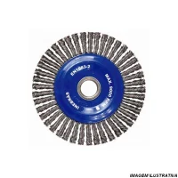 Escova de Aco Inox Circular Trancada FIO 0,60MM 6X1/2X7/8" Inebras 06798