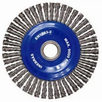 Escova de Aco Inox Circular Trancada FIO 0,60MM 7X1/2X7/8" Inebras 06800