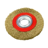 Escova de Aco Latonado Circular FIO 0,30MM com Reducoes 1/2" 5/8" 3/4" 7/8" 1" 6X3/4" Graff