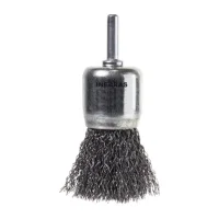 Escova de Aco Carbono Pincel Haste 1/4" FIO 0,30MM 1" Inebras 06724