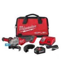 Esmerilhadeira Angular a Bateria 18V Brushless com Bolsa Carregador 1 Bateria 6AH 4.1/2"-5" 220V Milwaukee 2882-159