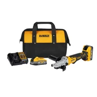 Esmerilhadeira Angular a Bateria 20V Max Com Bolsa Carregador 2 Baterias 5AH 4.1/2"-5" Bivolt Dewalt DCG413H2-BR