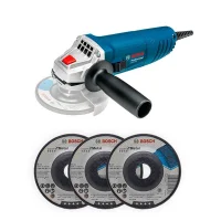 Esmerilhadeira Angular com 3 Discos 11000RPM 4.1/2" 110V 850W Bosch GWS 850