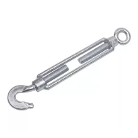 Esticador de Cabo de Aco Reforcado Gancho Olhal Capacidade 70KG 3/16"-M5 Neade/Fischer GOR316