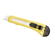 Estilete Retratil Largo Trava Deslizante Guia Plastica 18MM Brasfort 8286