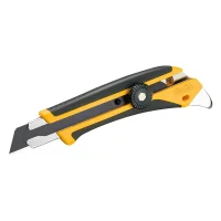 Estilete Retratil Largo Trava com Roseta Anteparo Metal 18MM Olfa L5