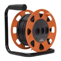 Extensao Eletrica Carretel Maxi Pro Com 3 Tomadas Cabo PP 2X2,5MM 2P 20A Laranja 30M Daneva/Legrand 1545