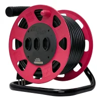 Extensao Eletrica Carretel Maxi Pro Com 3 Tomadas Cabo PP 3X2,5MM 2P 20A Vermelho 20M Daneva/Legrand 1546