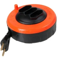 Extensao Eletrica Retratil Pop Spin Com 3 Tomadas Cabo PL 2X0,75MM 2P 10A 5M Daneva/Legrand 1495