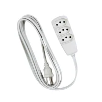 Extensao Eletrica Sort Com 3 Tomadas Cabo PP 3X0,75MM 2P+T 10A Gelo 10M Daneva/Legrand 1913