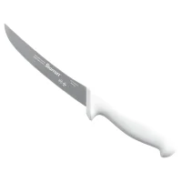 Faca de Desossa Curva Estreita Profissional Cabo Branco INOX 6" Starrett BKW106-6