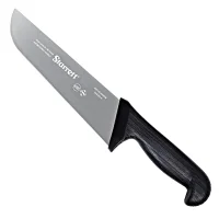 Faca de Refile Aereo Reta Larga Profissional Cabo Preto INOX 8" Starrett BKB203-8