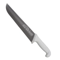 Faca de Refile Aereo Reta Larga Premim Cabo Branco INOX 10" Corneta 7555510