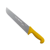 Faca de Refile Aereo Reta Larga Profissional Cabo Amarelo INOX 10" Starrett BKY203-10