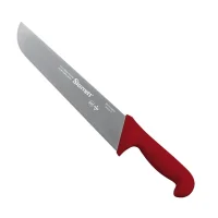 Faca de Refile Aereo Reta Larga Profissional Cabo Vermelho INOX 10" Starrett BKR203-10