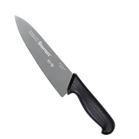 Faca de Refile de Mesa Triangular Larga Profissional Cabo Preto INOX 8" Starrett BKB301-8