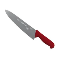 Faca de Refile de Mesa Triangular Larga Profissional Cabo Vermelho INOX 8" Starrett BKR301-8